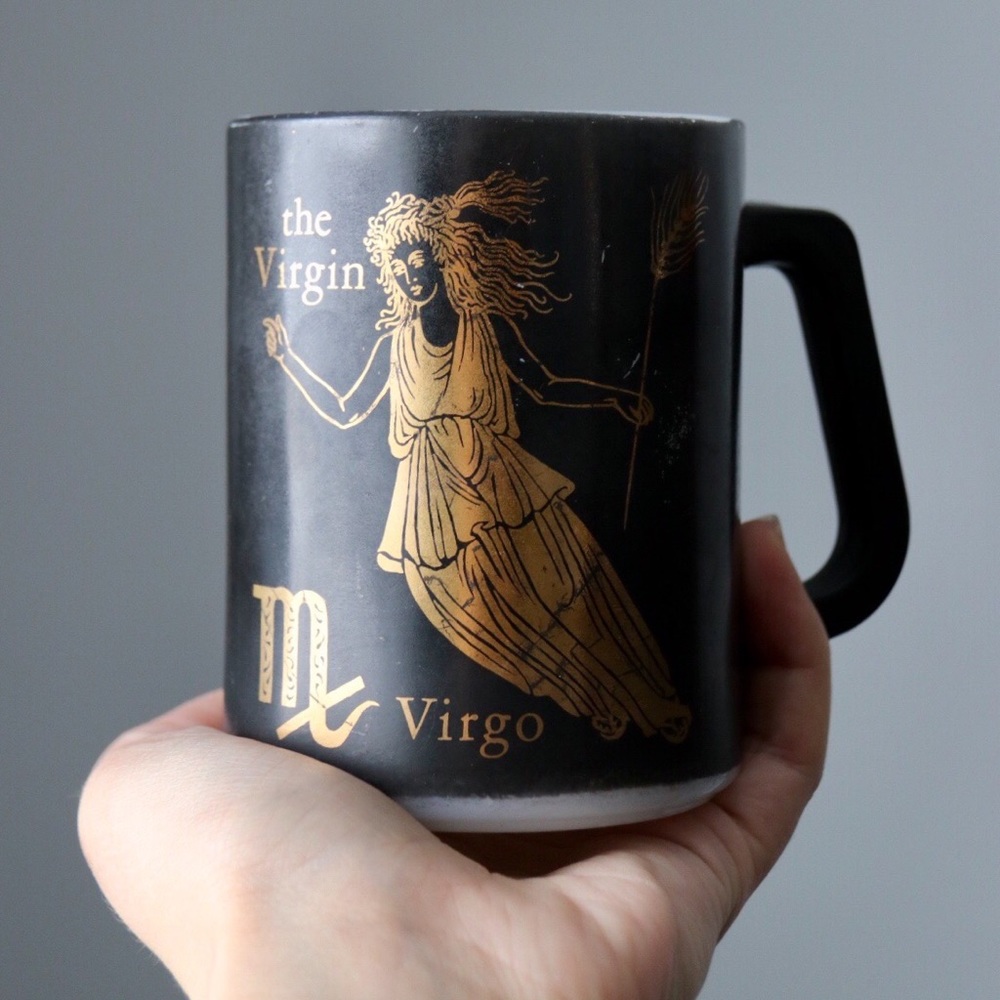 Virgo vintage zodiac mug